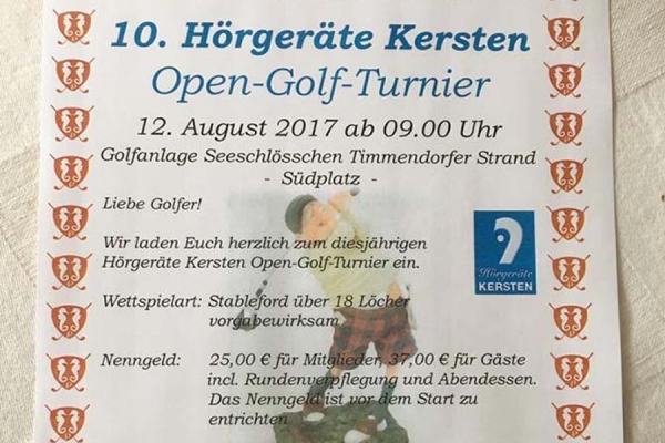 10. Hörgeräte Kersten Open-Golf-Turnier