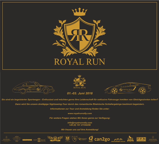 Royal Run 1. bis 3. Juni 2018