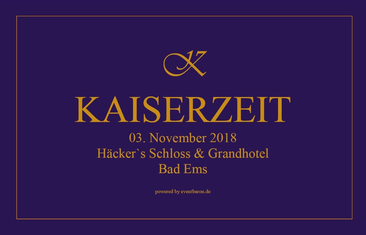 KAISERZEIT 3. November 2017