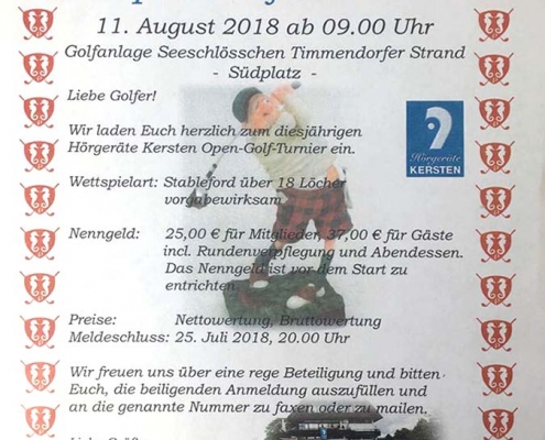 11. Hörgeräte Ersten Open-Golf-Turnier