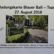 Blauer Ball 2018