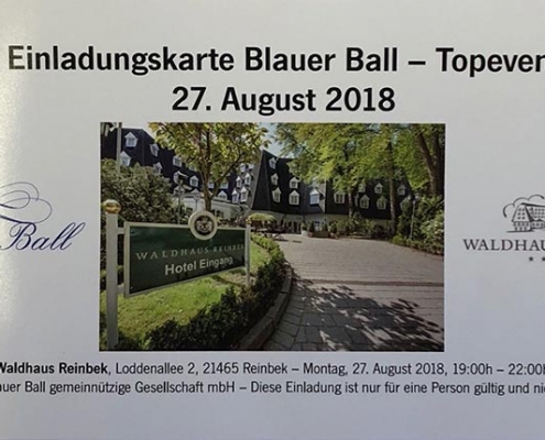 Blauer Ball 2018