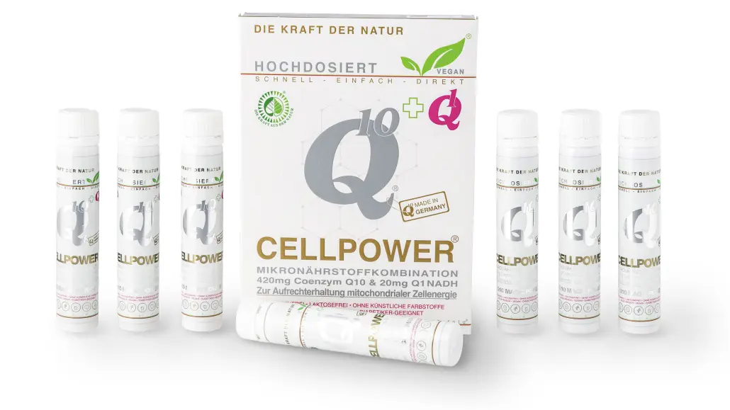 Q-Cellpower Testpaket - 7 Ampullen hochdosiertes Q10 à 25 ml